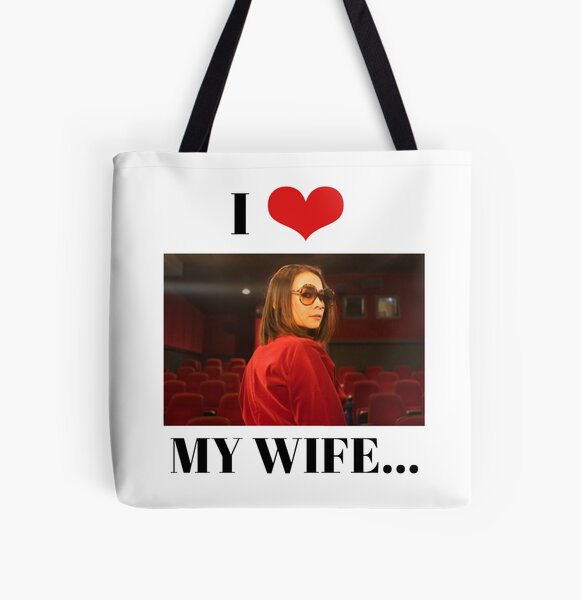 I HEART MY WIFE Mitski All Over Print Tote Bag