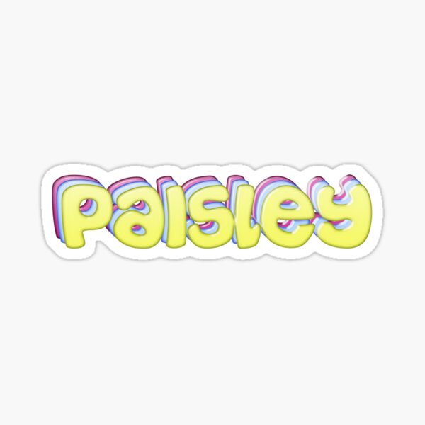 paisley-aesthetic-name-sticker-for-sale-by-designdudeog-redbubble