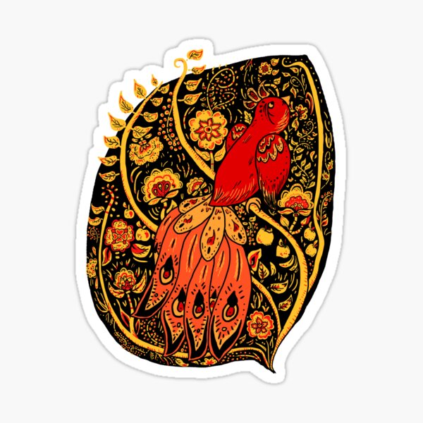 Aperçu de l'œuvre Firebird Khokhloma créée et vendue par tirabeesu.