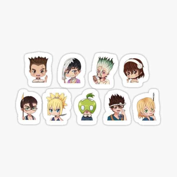 Pack d'autocollants Dr Stone Sticker
