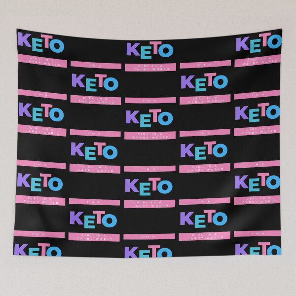 Item preview, I'm a KETO GIRL in a carbie world (pink) designed and sold by Le Plus Three.