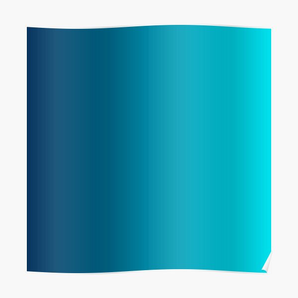 "Color Change Dark Blue To Light Blue" Poster for Sale by dino8 Redbubble