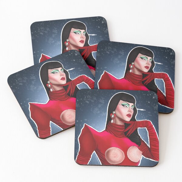 Item preview, Violet Chachki Christmas Edition by agusdrawing designed and sold by agusdrawing.