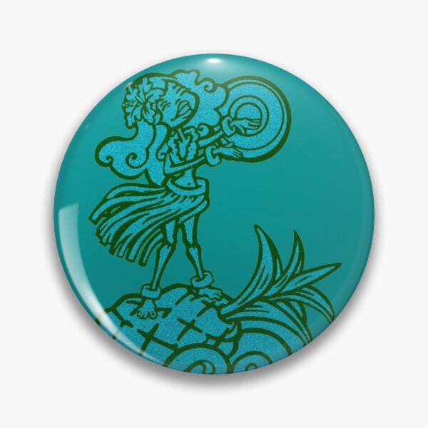 Item preview, vintage Pineapple Hula Surfer  designed and sold by sandpiperstudio.