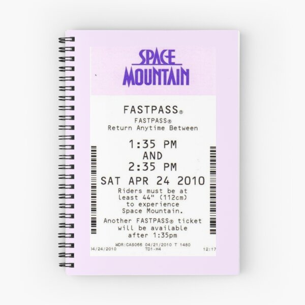 Item preview, Space Mountain Fastpass designed and sold by GabbyKno.