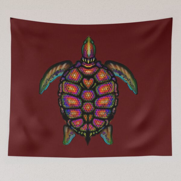 Item preview, I love turtles, tribal turtle design designed and sold by ronnieyoung.