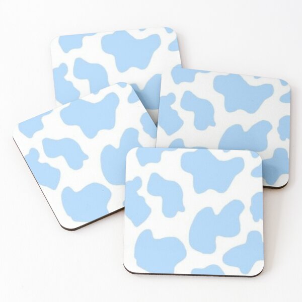 Item preview, Blue Cow Print, Blue Cow Design designed and sold by AMS-ART.