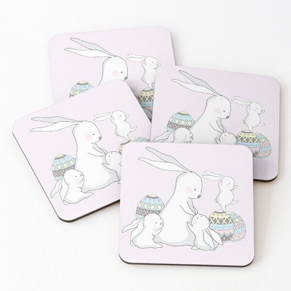 Item preview, Rabbit Family and Easter Egg - Easter Design designed and sold by TheCurators.