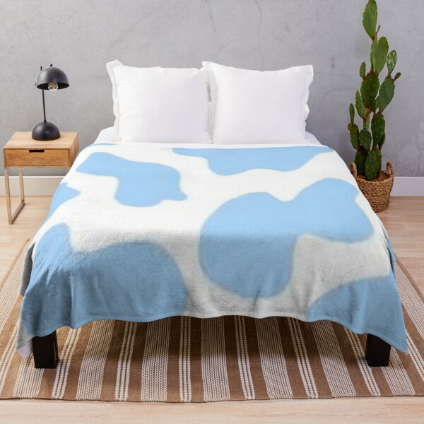 Item preview, Blue Cow Print, Blue Cow Design designed and sold by AMS-ART.