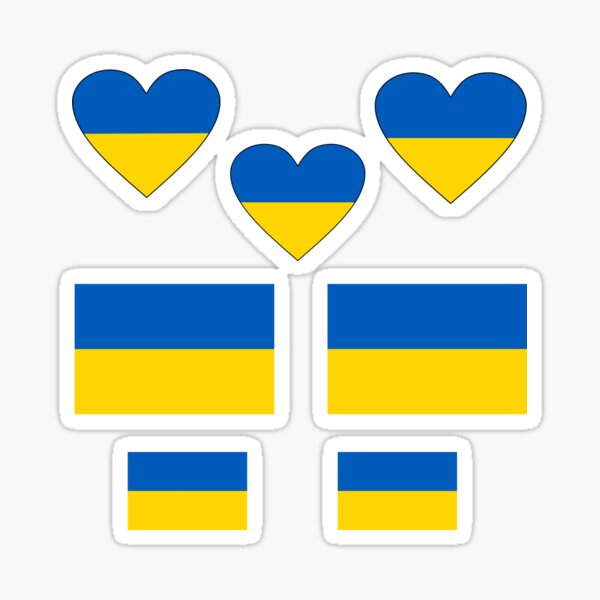 Item preview, Ukraine. Ukrainian Stickers Sheet. Ukraine Sticker Pack. Love Ukraine designed and sold by GraceTee.