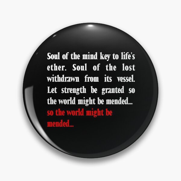 Item preview, Demon Souls quote designed and sold by Catchthepigeon.