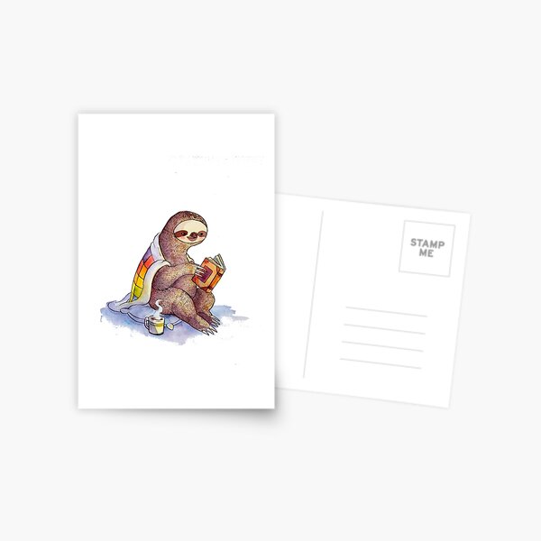 Paresse confortable Carte postale