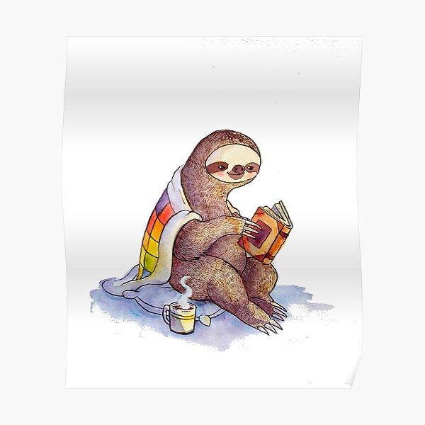 Cozy Sloth Poster