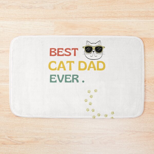 Item preview, Best Cat Dad Ever, Funny Cat Lover Gift, Fathers Day  designed and sold by 4DN4NE.