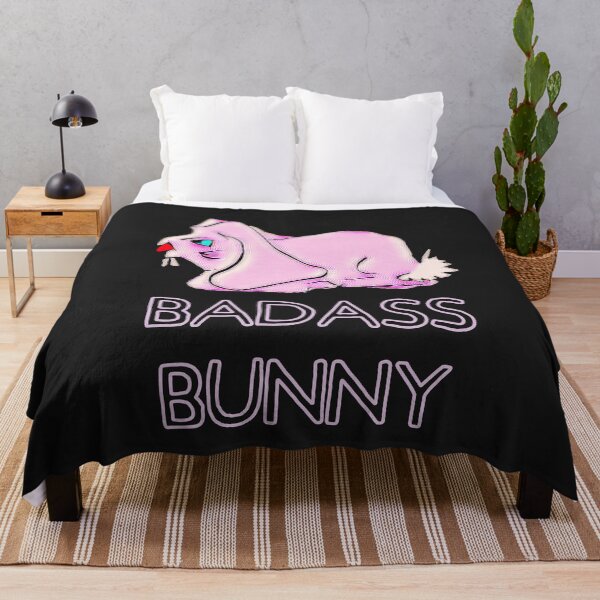 Item preview, Badass Bunny Cute and Funny Rabbit designed and sold by DesignsofNote.