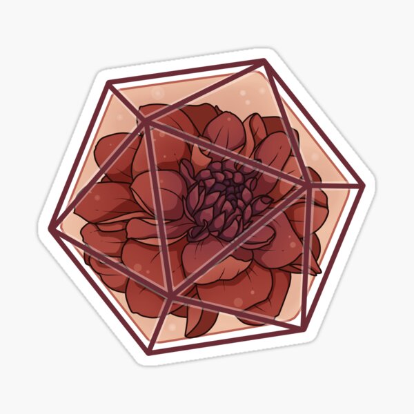 Item preview, D20 - Dahlias designed and sold by faedraws.
