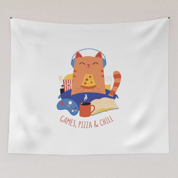 Item preview, Cutest kitten ever gaming and chilling designed and sold by Art-for-World.