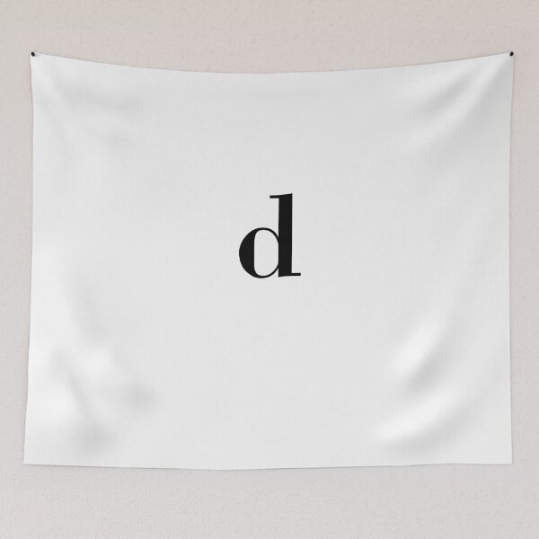 Item preview, Alphabet letter 'd' designed and sold by MitokDesignShop.