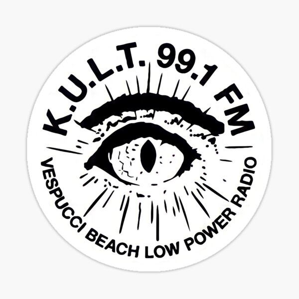 KULT FM vespucci radio Sticker