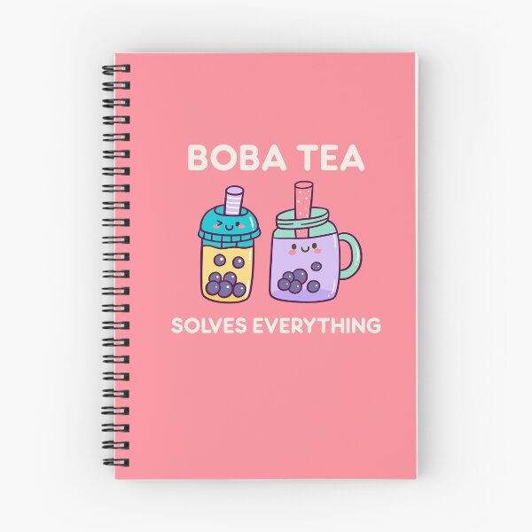 Item preview, Boba Tea Solves Everything Bubble Kawaii Cute Tapioca Pearl designed and sold by gkao.