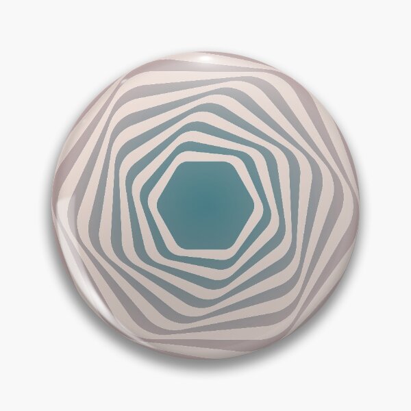 Item preview, Green Pink Gradation Hexagon Optical Illusion on PinkBackground designed and sold by MarkStudio.