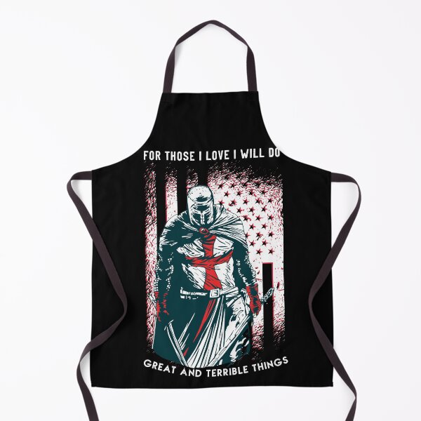 Artikelvorschau, Knight Templar Crusader Amerikanische Flagge, Kreuzritter Krieger Kreuz entworfen und verkauft von . JustBeUnique ..