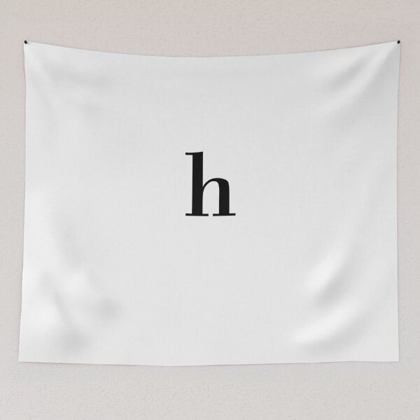 Item preview, Alphabet letter 'h' designed and sold by MitokDesignShop.