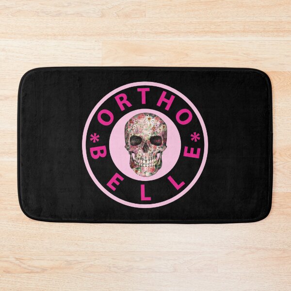 Item preview, ortho belle. pretty pink skeleton designed and sold by doctors-apparel.