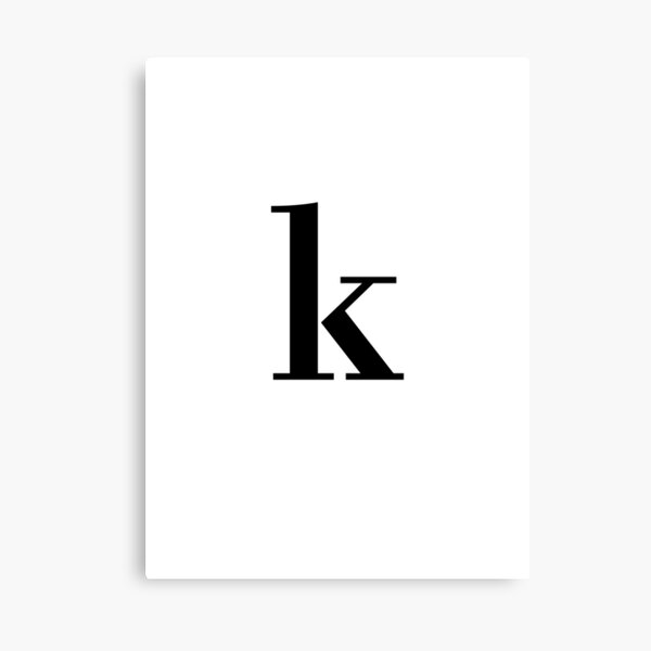 Item preview, Alphabet letter 'k' designed and sold by MitokDesignShop.