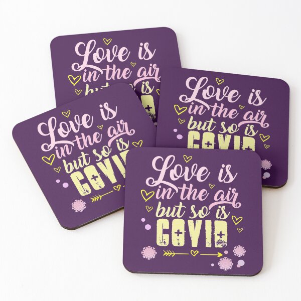 Item preview, Love is in the air but so is Covid designed and sold by Gymnastics Store.