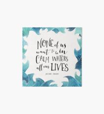 Calm Waters - Persuasion - Austen Art Board