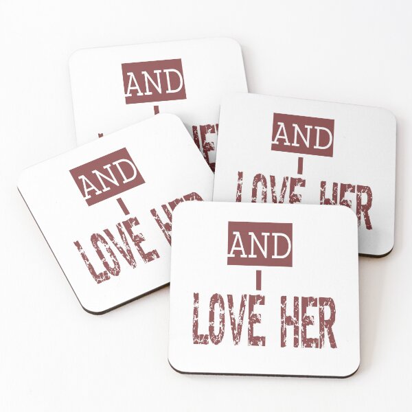 Item preview, And I Love Her designed and sold by QuotesDogma.
