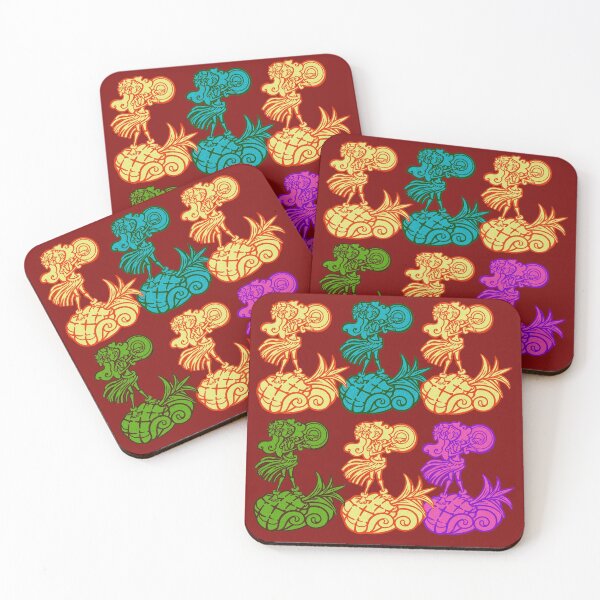 Item preview, Rainbow Hula Pineapple  designed and sold by sandpiperstudio.