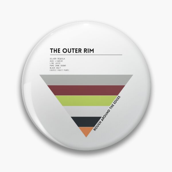 Item preview, Galaxy's Edge The Outer Rim Drink Sticker designed and sold by FandomLimited.