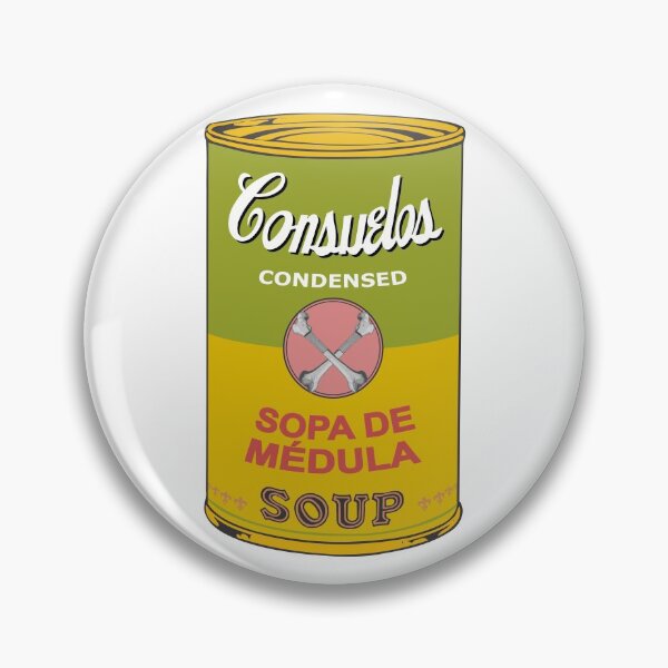 Artikelvorschau, Mexikanische Andy-Warhol-Suppen – Consuelos Pop Art – Sopa de Medula entworfen und verkauft von Groenendijk.