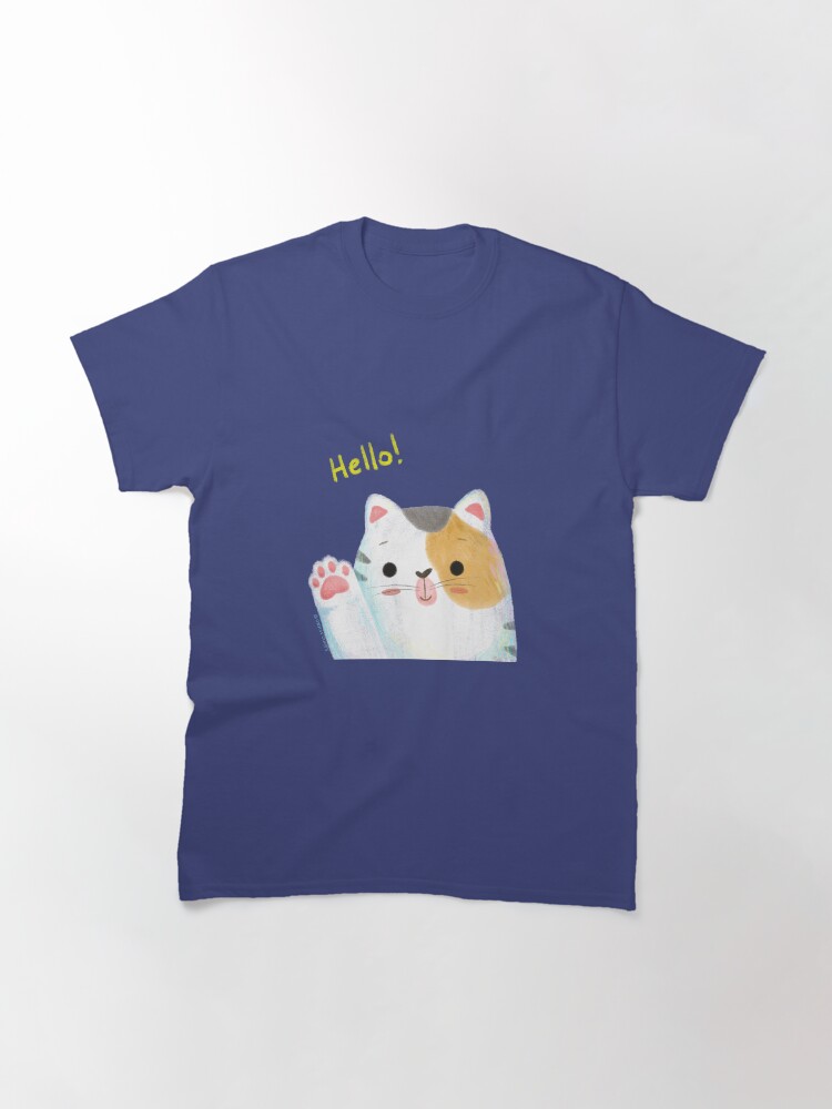 Alternate view of Hello Cat Classic T-Shirt