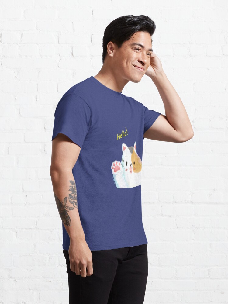 Alternate view of Hello Cat Classic T-Shirt