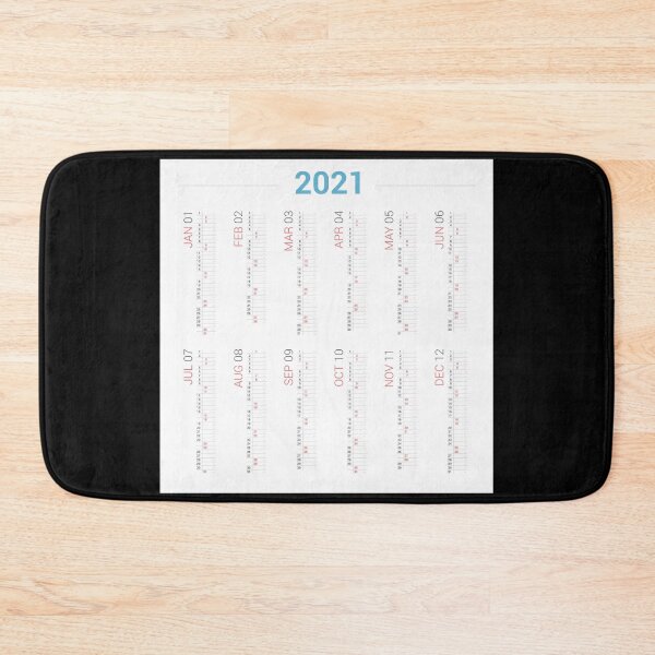 Item preview, Simple Calendar designed and sold by ADAMYASS.