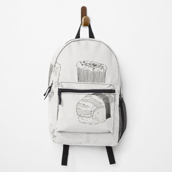 Item preview, Yummy Monochrome Sushi Print designed and sold by CarolynHunter.