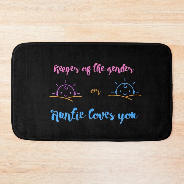 Item preview, keeper of the gender pink or blue auntie loves you designed and sold by cathelkav.