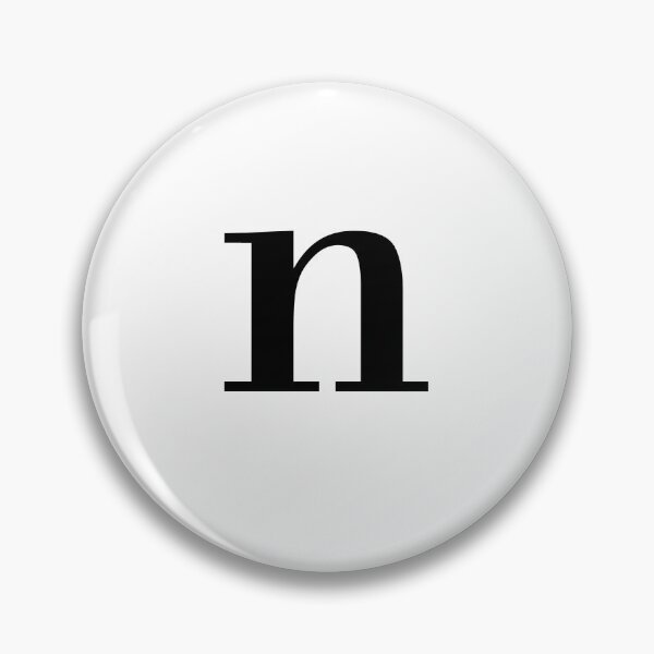 Item preview, Alphabet letter 'n' designed and sold by MitokDesignShop.