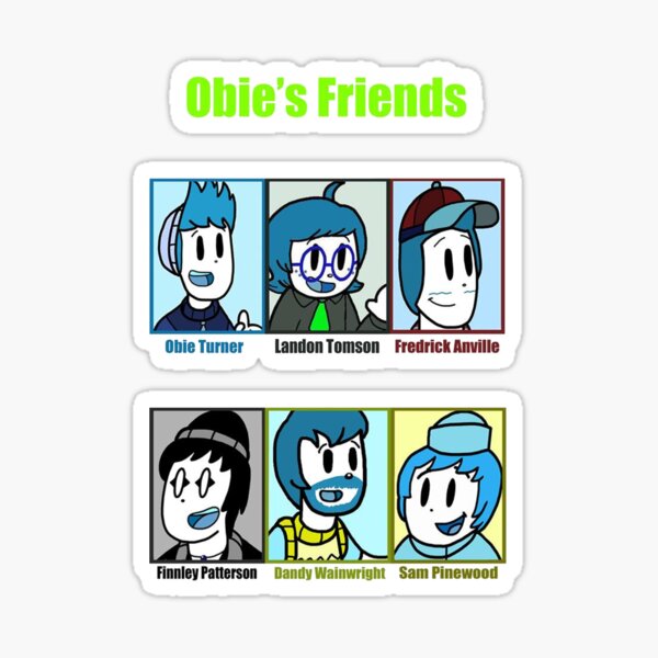 Obie's Friends Sticker