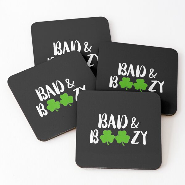 Item preview, Funny Irish Saint St Patricks Day Bad and Boozy TShirt4 designed and sold by MarcoColeman4.
