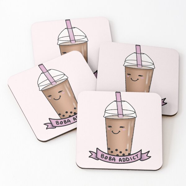 Item preview, Cute Boba Addict Bubble Tea designed and sold by TunafishArt.