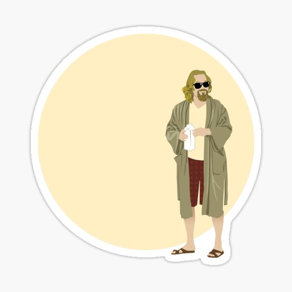 Item preview, The Dude The big Lebowski Circle designed and sold by zamora.