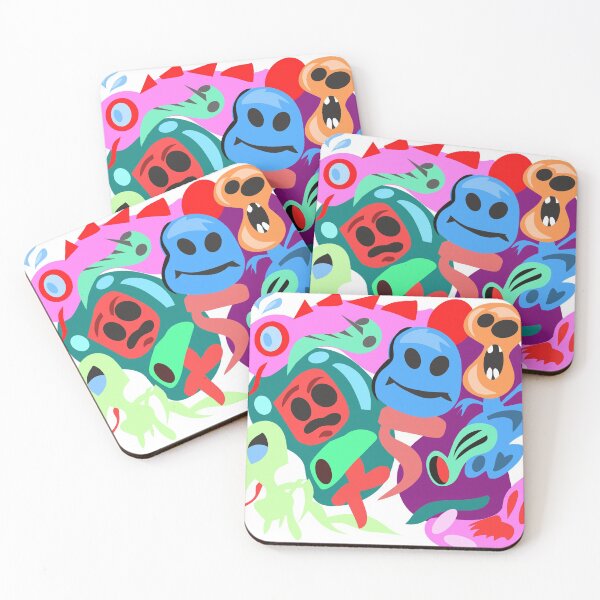 Item preview, funny monster with colorful designed and sold by Kalianda.