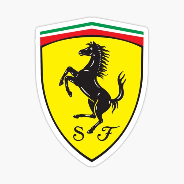 Emblema del logotipo de Ferrari Pegatina