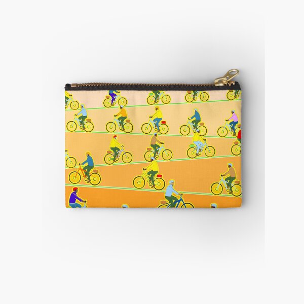 Item preview, Bike Riders Ascending (Orange) - Bicycle Enthusiasts designed and sold by artfulnotebook.