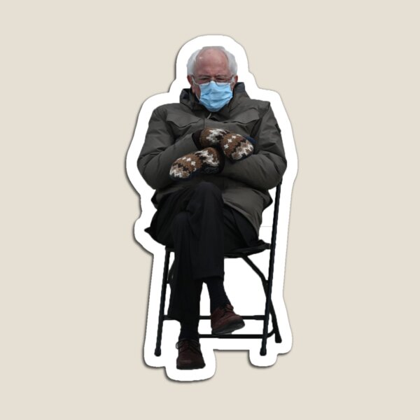 Artikelvorschau, Bernie Sanders Fäustlinge. entworfen und verkauft von PyroPython.