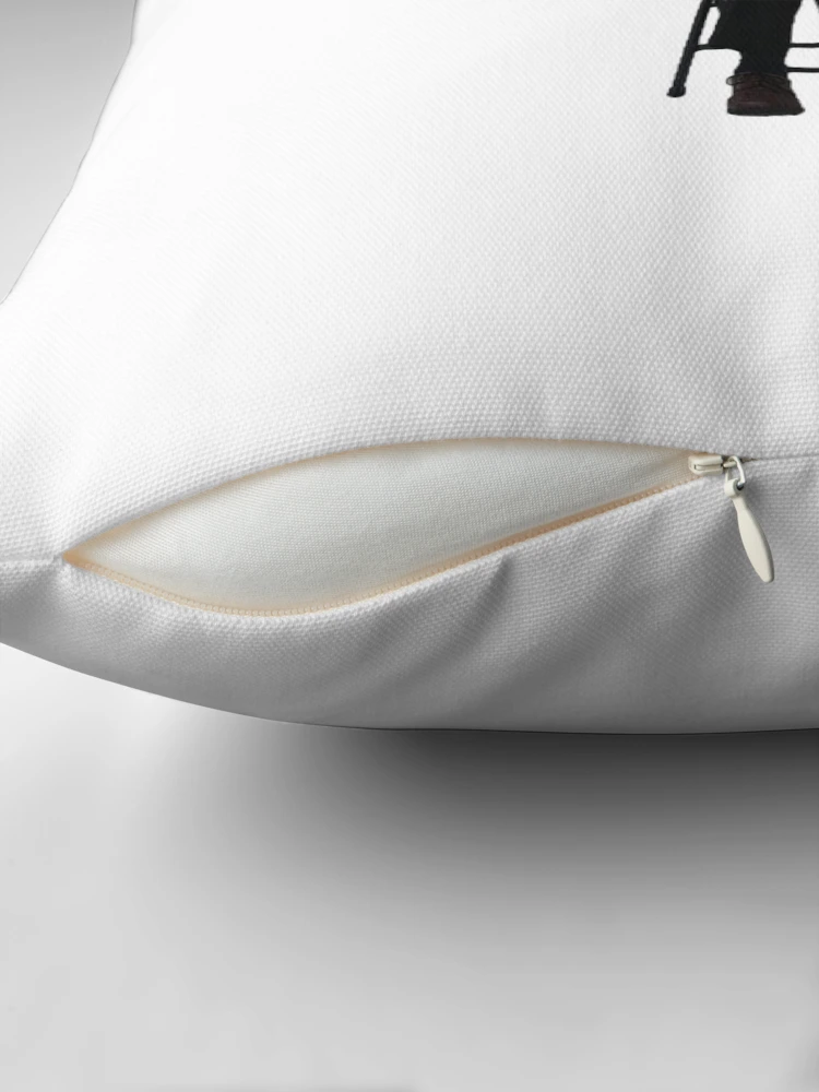 Aperçu 2 sur 4. Coussin avec l'œuvre Mitaines Bernie Sanders. créée et vendue par PyroPython.